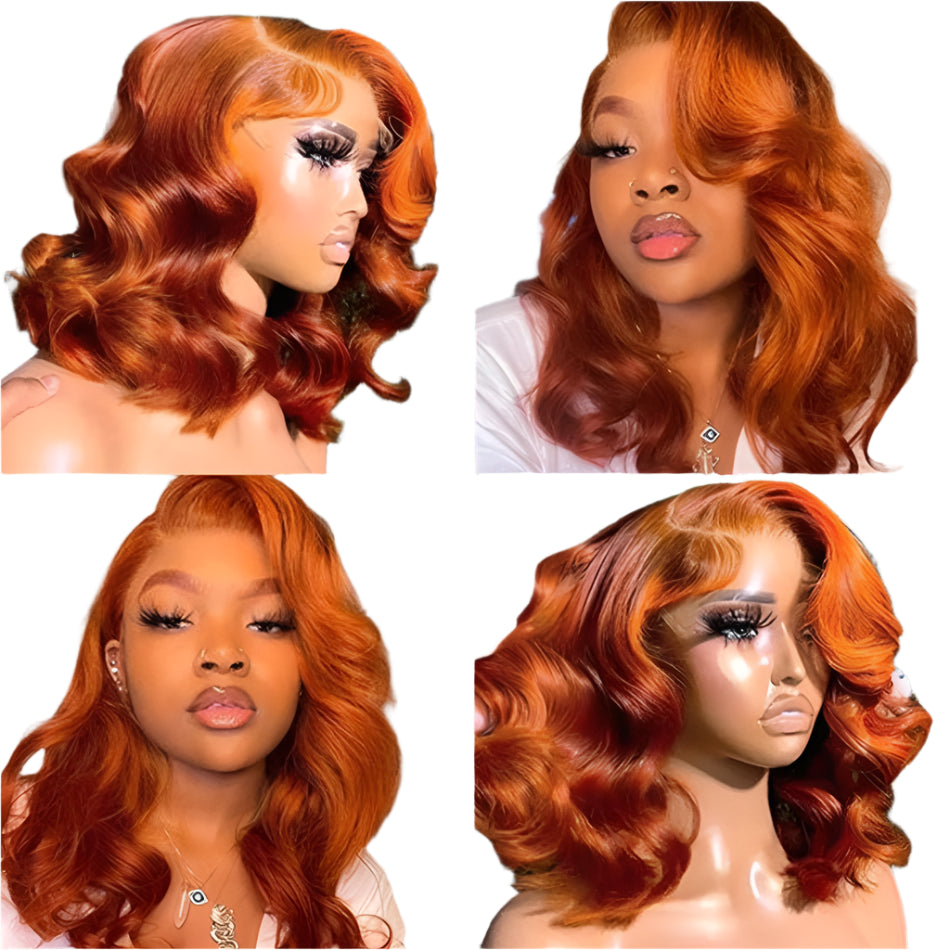 Loose Body Wave Bob Wig – 13x4 Lace Front Human Hair Wig
