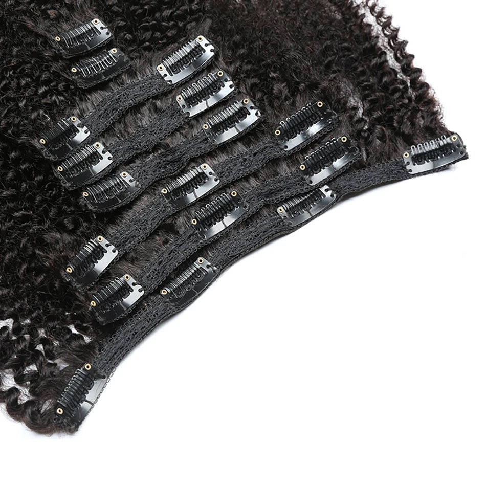 Kinky Curly Clip-In Hair Extensions