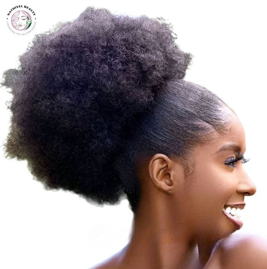 10" Afro Puff Drawstring Ponytail