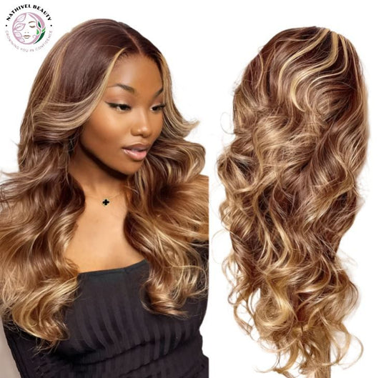 Peruvian Body Wave Ombre Lace Front Wig