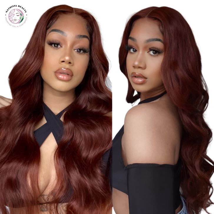 33B Reddish Brown Body Wave Hair Bundles