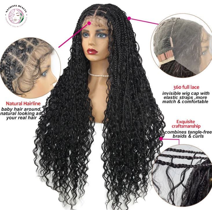 Boho Box Braided Full Lace Wig