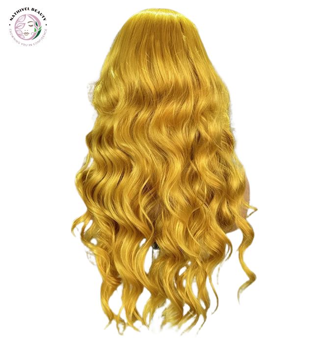 Ginger Yellow Synthetic Lace Front Wig