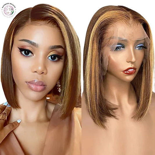 Highlight Bob Wig – Human Hair Lace Front