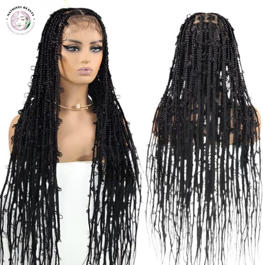 36" Lace Wig – Synthetic Butterfly Braids