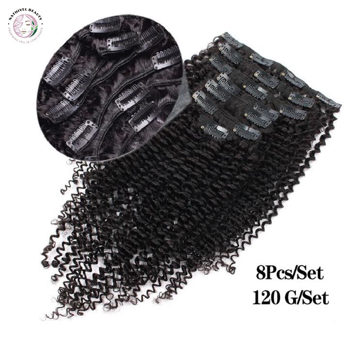 Kinky Curly Clip-In Hair Extensions