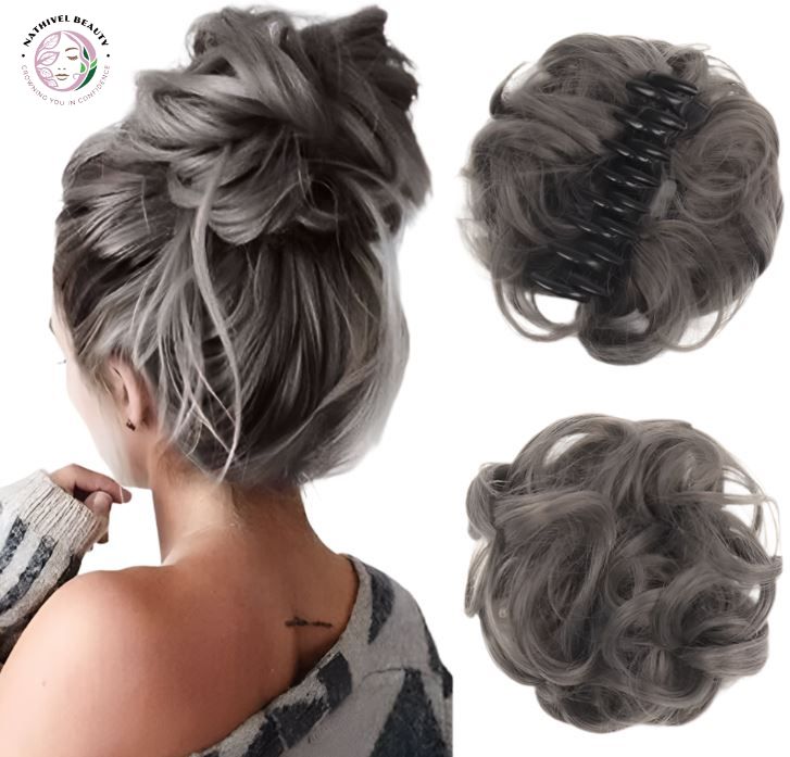 Claw Clip Synthetic Messy Bun