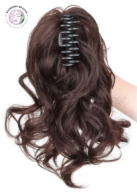 12" Synthetic Curly Claw Clip Ponytail Extension