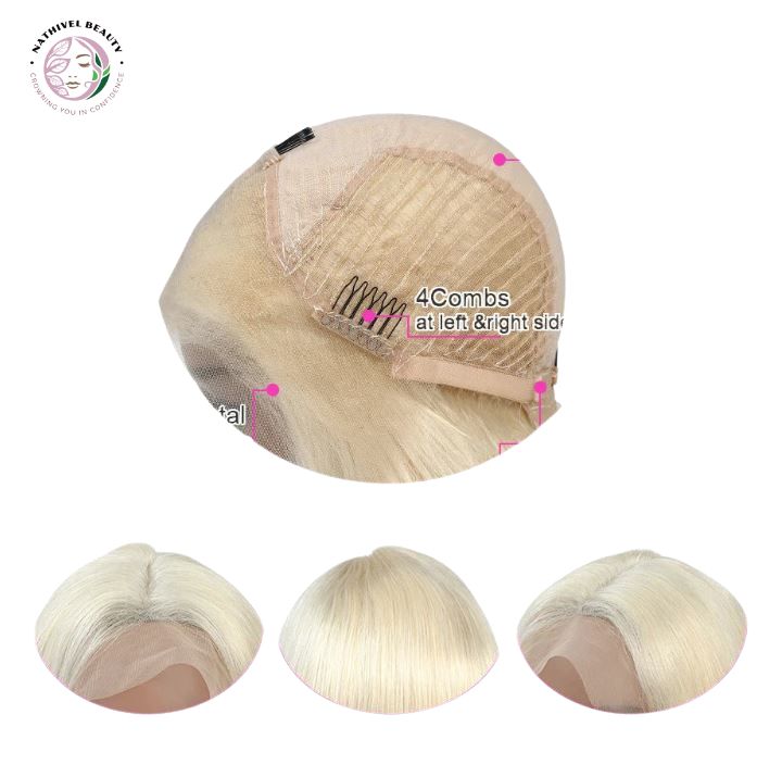 Blonde Short Bob Straight Lace Front Wig