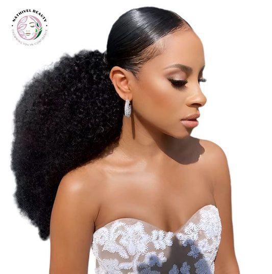 Drawstring Curly Ponytail Extension