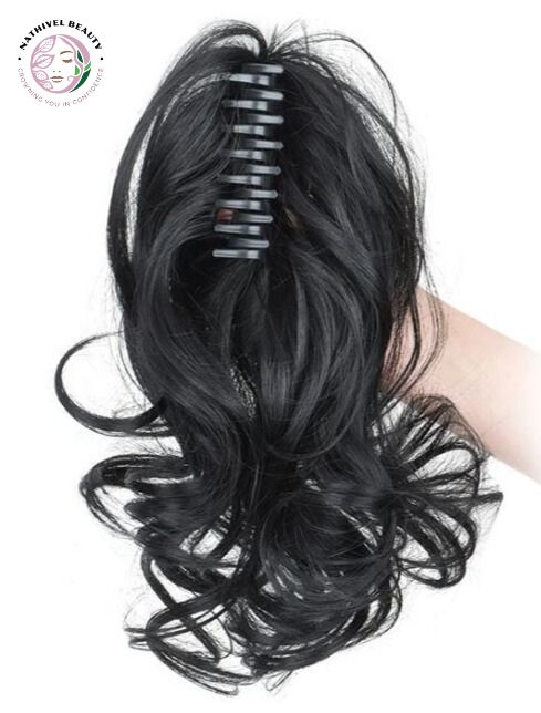 12" Synthetic Curly Claw Clip Ponytail Extension