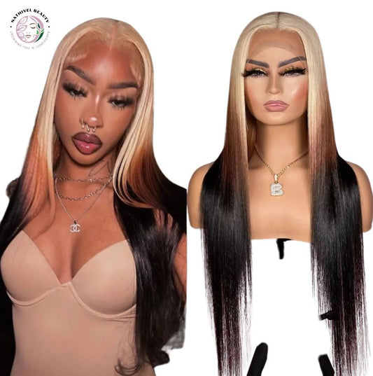 Ombre Straight 13x4 Lace Front Wig